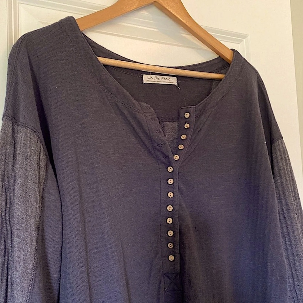 Free People Button Top